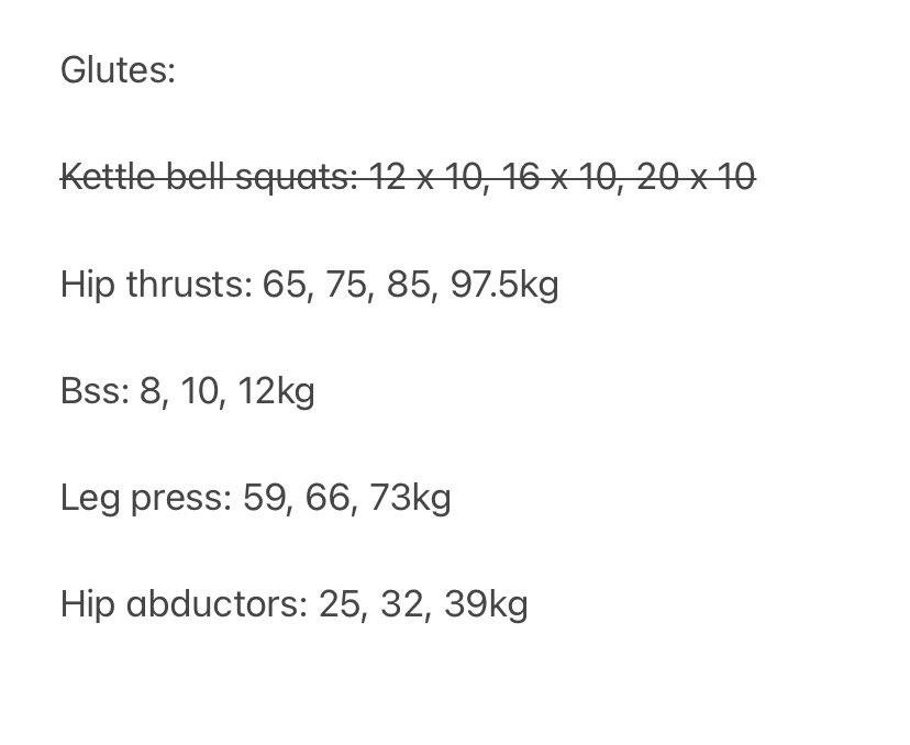 baddiegonzalez's tweet photo. Day 37: glutes (17/10/22) https://t.co/YkRX9dyBf1