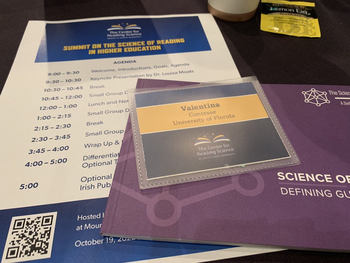 Excited to kick-off my first @reading_league conference with the Summit on the Science of Reading in Higher Ed! #SoR #edprepmatters