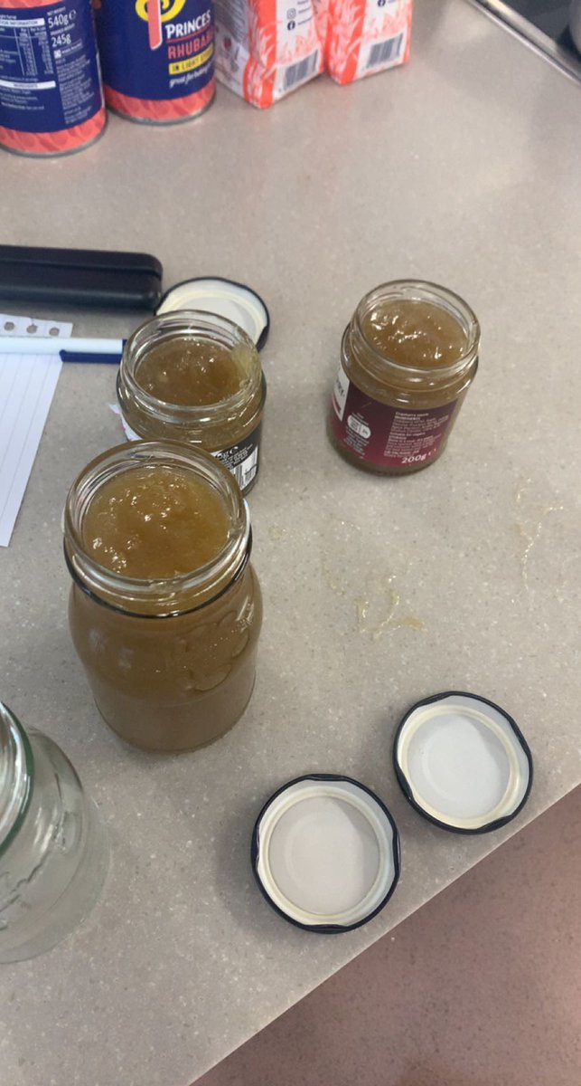 ClarissaMoore_'s tweet photo. Experimenting in the kitchens this morning making jams!  #creativity #CMFI @UlsterBizSchool https://t.co/G0wPbv7Ct1