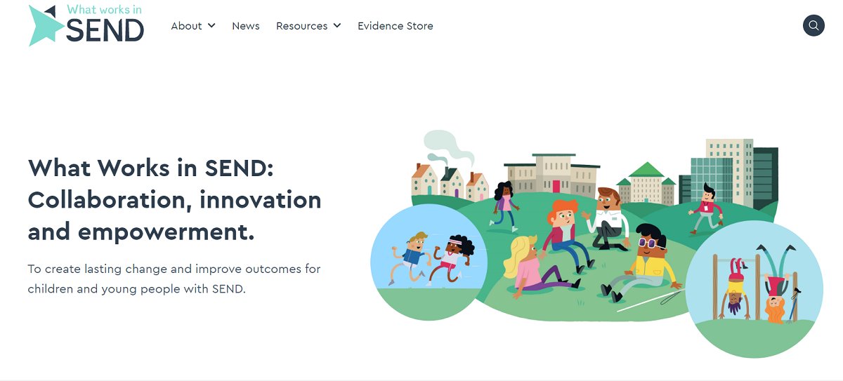 The What Works in SEND programme aims to create lasting change by providing information, resources and evidence-based practice models that can be adopted for collaboration and learning. Check out our new website 👉whatworks-send.org.uk