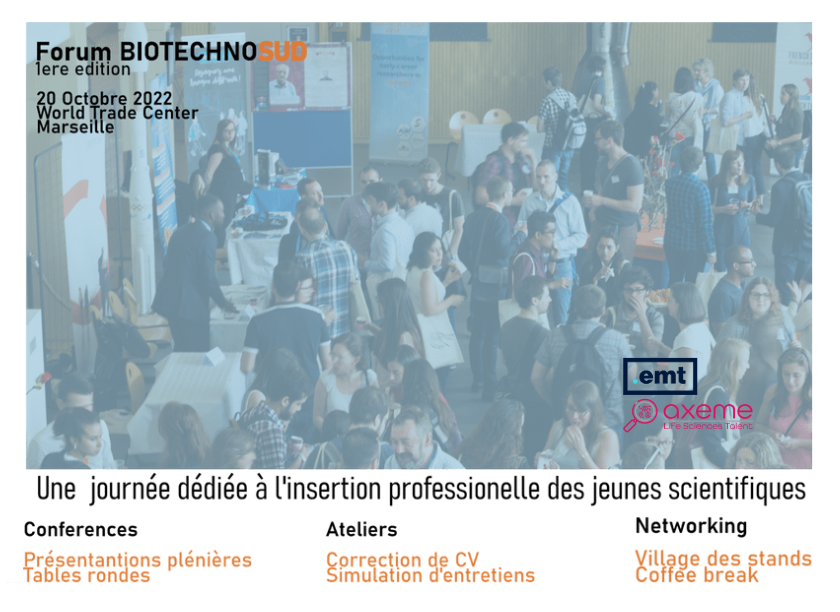 Rendez-vous demain au Forum BiotechnoSUD pour une journée dédiée à l’insertion professionnelle des jeunes scientifiques.

Nous apporterons notre vision sur les métiers du conseil autour d’une table ronde à 14h40. 

Venez échanger avec nous, aux côtés de l’alliance EMT !