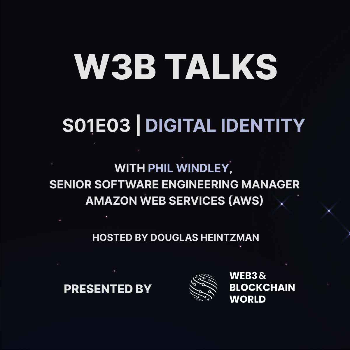 🚨 NEW EPISODE ALERT 🚨

S01E03, with Phil Windley, Senior Software Engineering Manager at Amazon Web Services (AWS). Let’s talk about Digital Identity!

Now available on Spotify and Apple Podcasts. Check link in bio! 👀