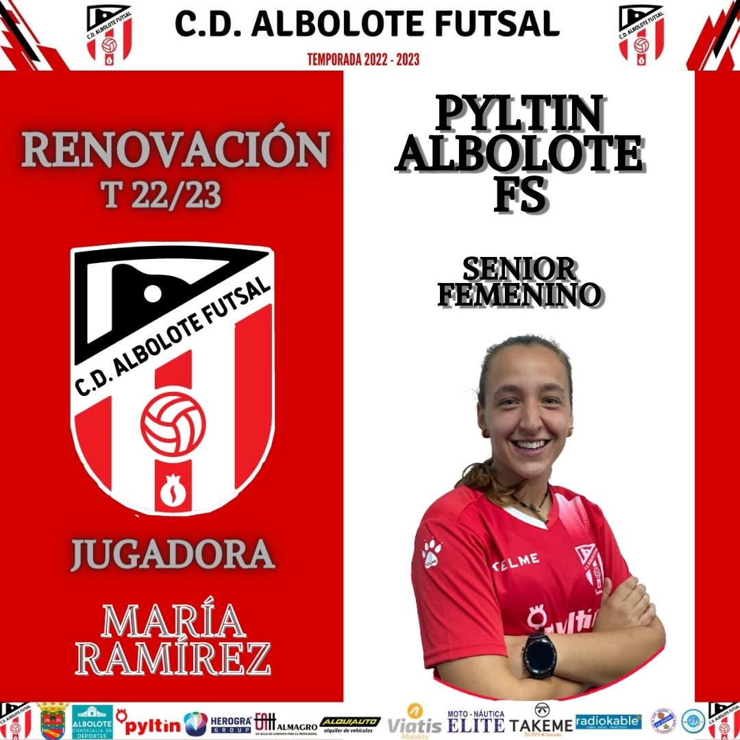albolote_futsal's tweet photo. ✅ 𝐑𝐄𝐍𝐎𝐕𝐀𝐃𝐀𝐒 | María Ramírez, María Palomar y Alba  renuevan con el PYLTIN Albolote FS 

👉 Continuarán otra campaña en el senior femenino alboloteño

#VamosAFS #SomosAlbolote https://t.co/GBMwgcPzZM