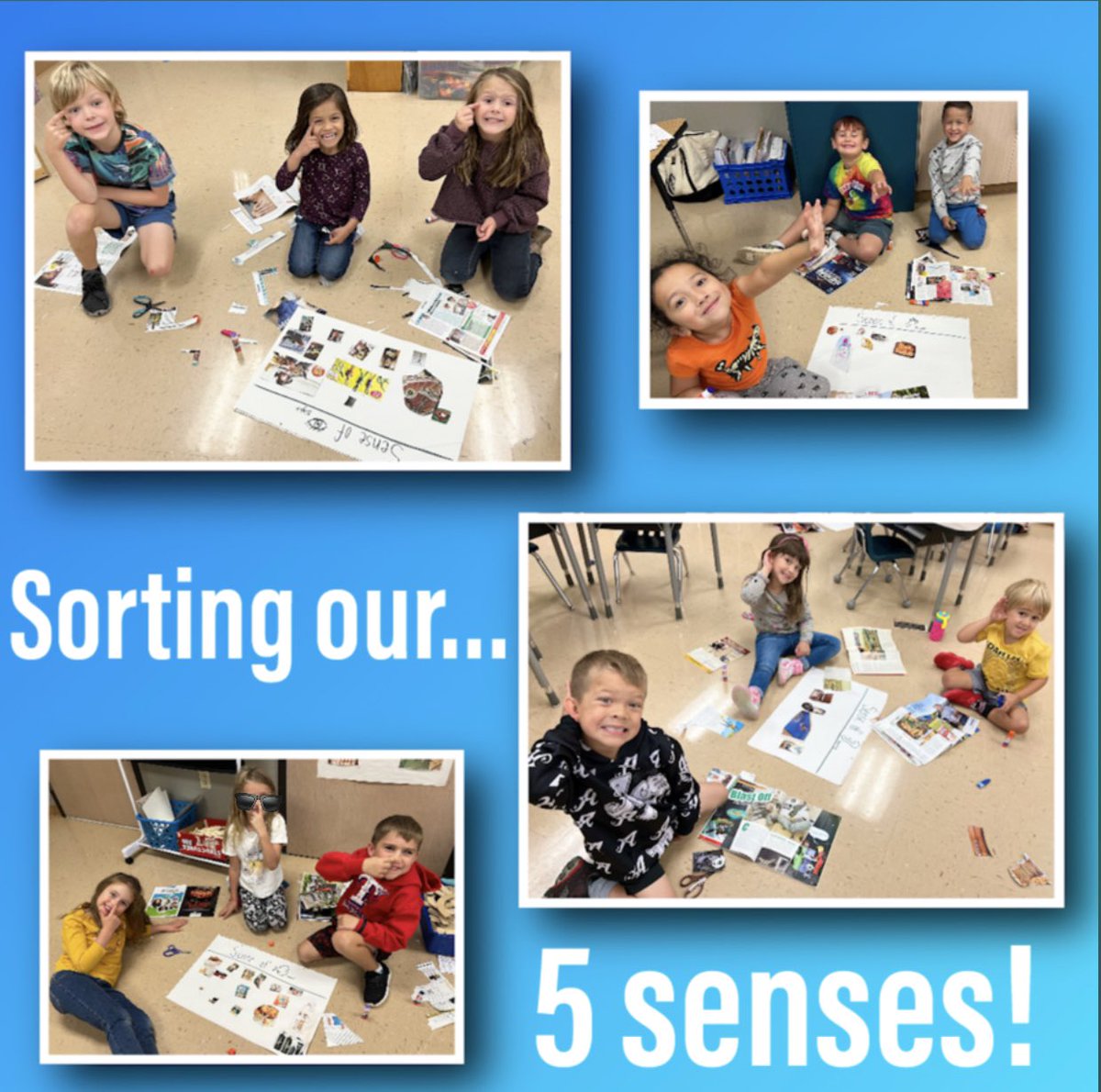 douglass_class's tweet photo. A little 5 Senses review!!
         👃 👁 👂 👅 🖐 
#STEAMatStribling https://t.co/ODcdZOYvWh