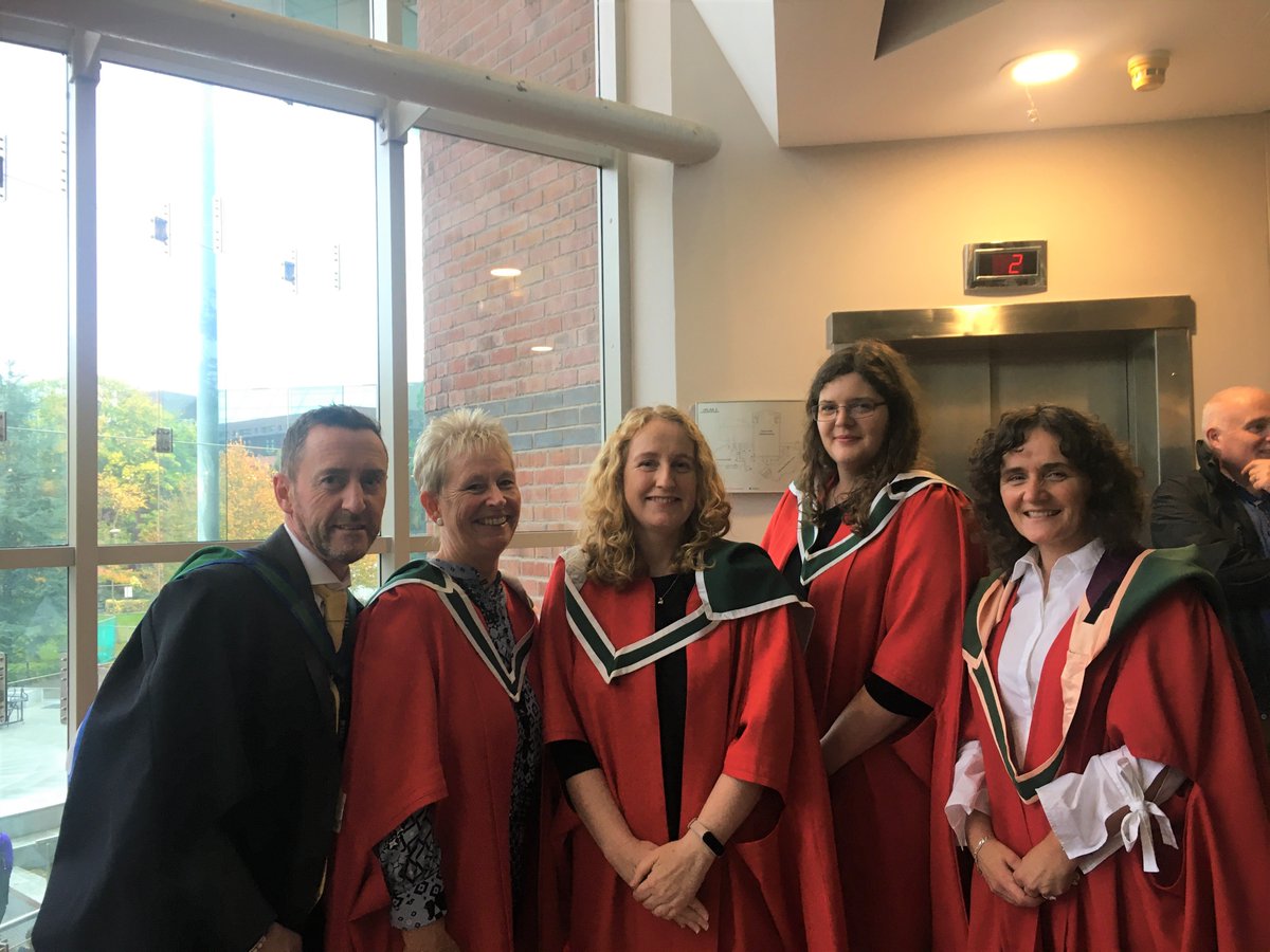 Wonderful day in @ucc today celebrating our BA Early Years and Childhood Studies Graduation with colleagues