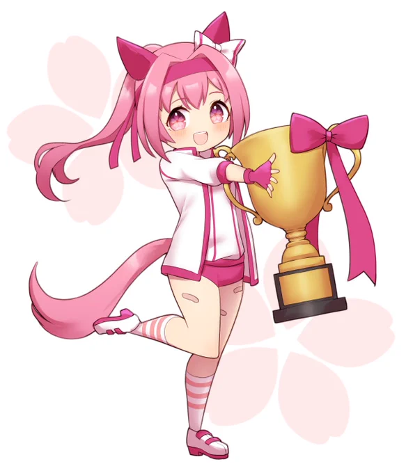 ハルウララ全冠獲れた……!!!ありがとうありがとうお疲れ様……  