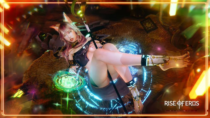 3 pic. Fondos de @RiseofEros de su último banner y los que vienen!! ❤️🫠😎
#gachagame #nsfw #androidgame