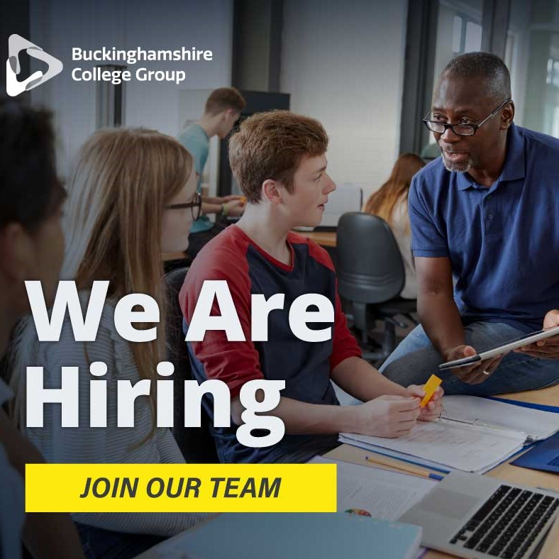 BCGCareers's tweet photo. Bucks College Group is hiring! Whether you’re an experienced teacher or a recent graduate with a passion for your subject (and an interest in teaching), we’ve got a range of job opportunities for you! Visit our website in the bio to check some of them out.

#furthereducation https://t.co/0jrcOw7rPM