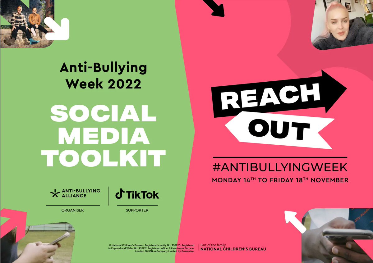 Our #AntiBullyingWeek Social Media Toolkit is here 🥳 It's full of ideas, content to post & ways to get involved both now and during the week itself, including #OddSocksDay 🧦 #ReachOut and join us now: bit.ly/abwsocial