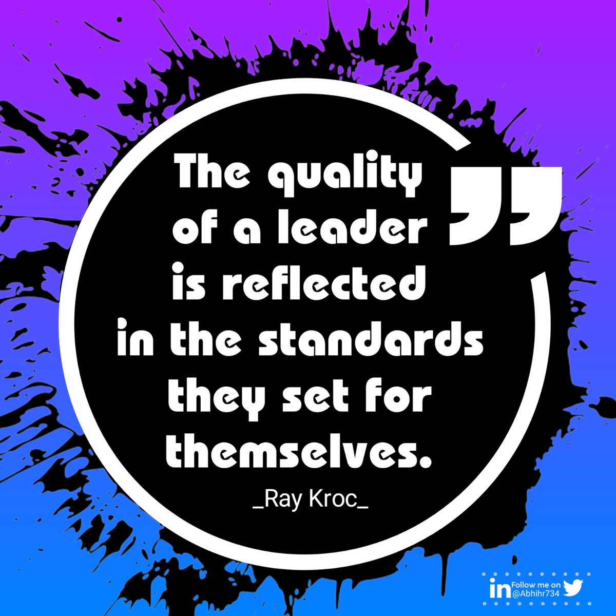 Abhihr734's tweet photo. Ray Kroc Quote Picture.
.........................................................
#quotepictures #MotivationalQuotes #inspiringquotes #thoughts @Abhihr734 https://t.co/HvxOKOrk9D
