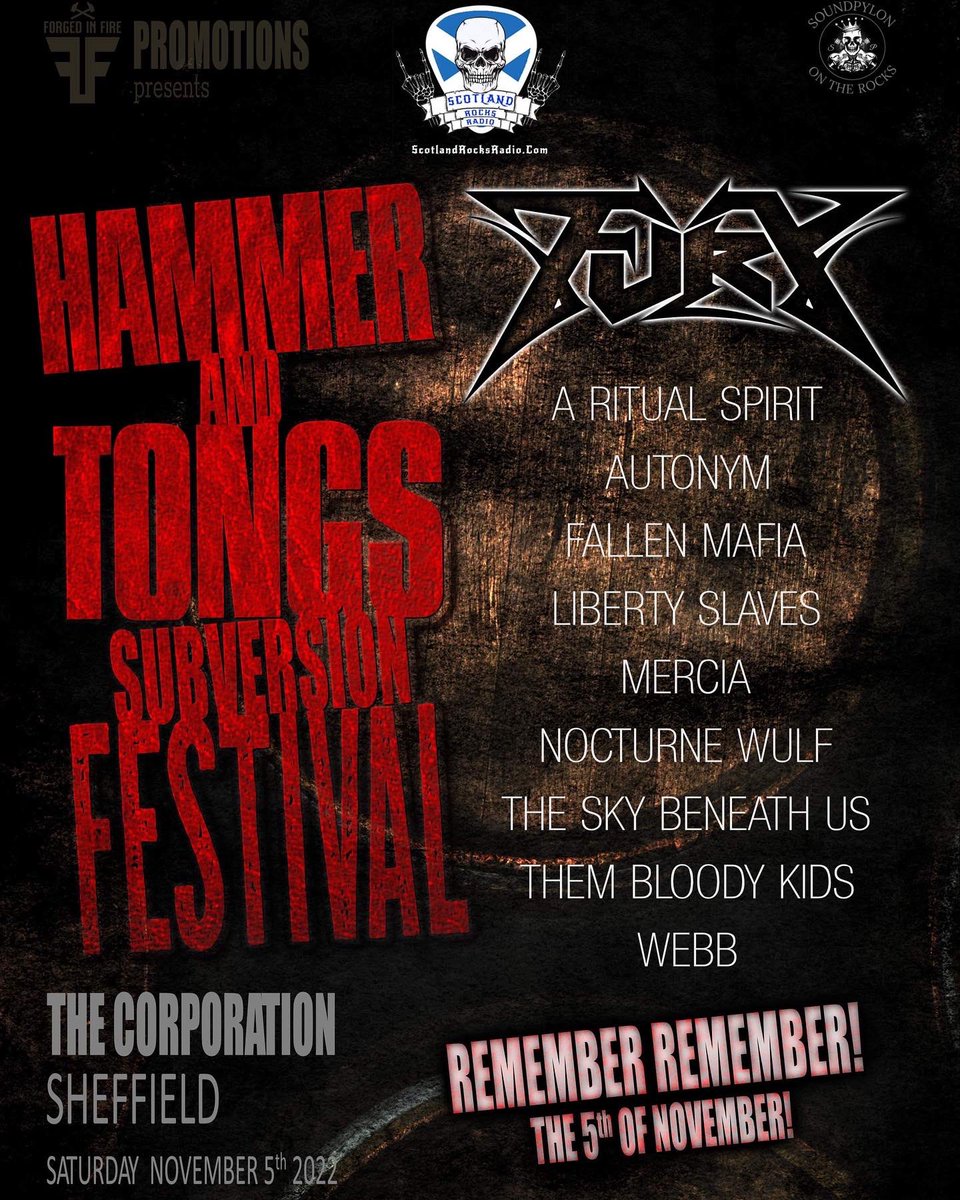ForgeAMP1's tweet photo. Thanks to our Sponsors @ScotlandRocksR  and @SoundPylon  we can now offer subsidised general entry tickets for only £10 and 14-18 year old student tickets  for only £5 . Ticket link - https://t.co/2HDm8P2jE8 https://t.co/rk7qGwtENM