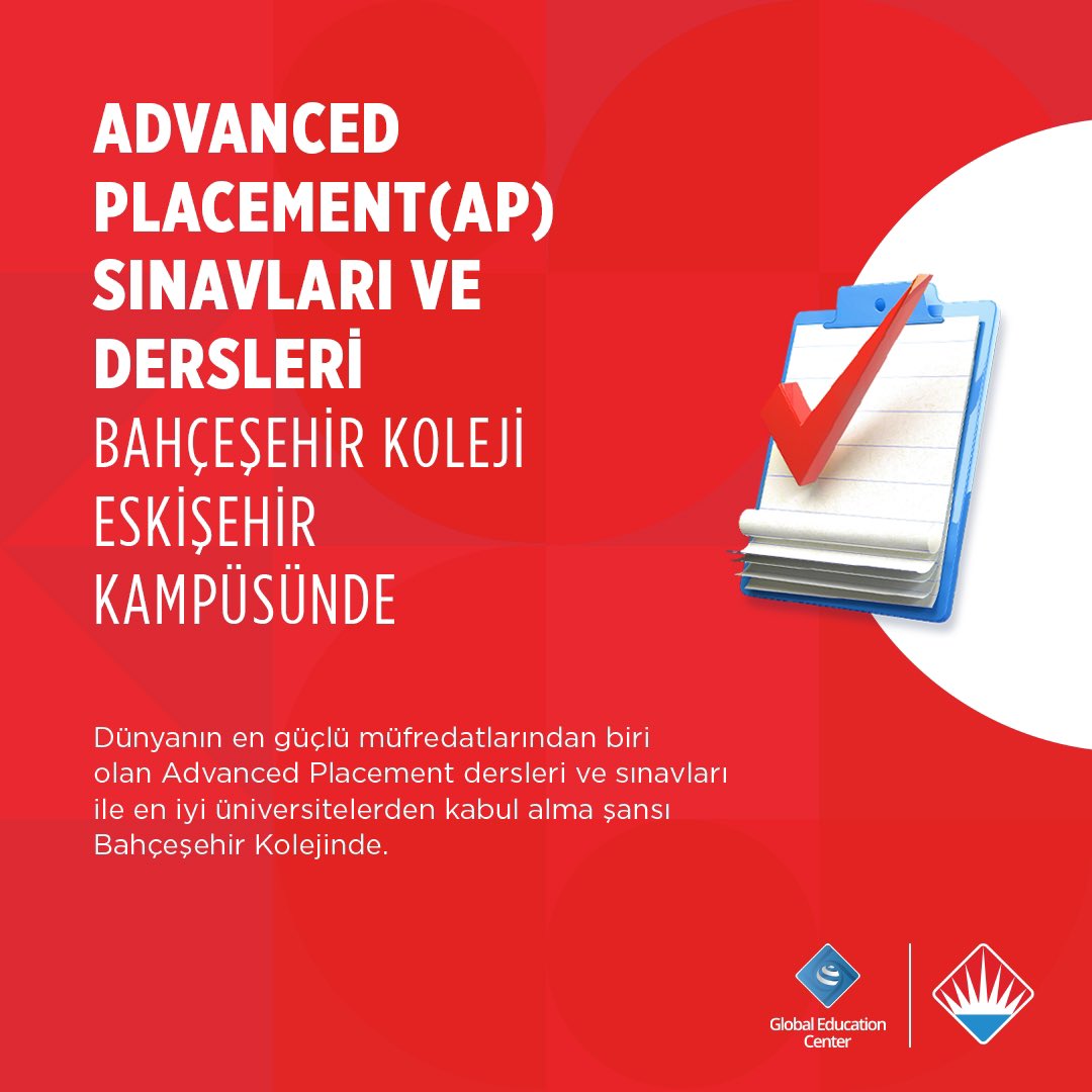 📚Advanced Placement Sınavları ve Dersleri ile en iyi üniversitelerden kabul alma şansı Eskişehir Kampüsünde! #bahçeşehirkoleji