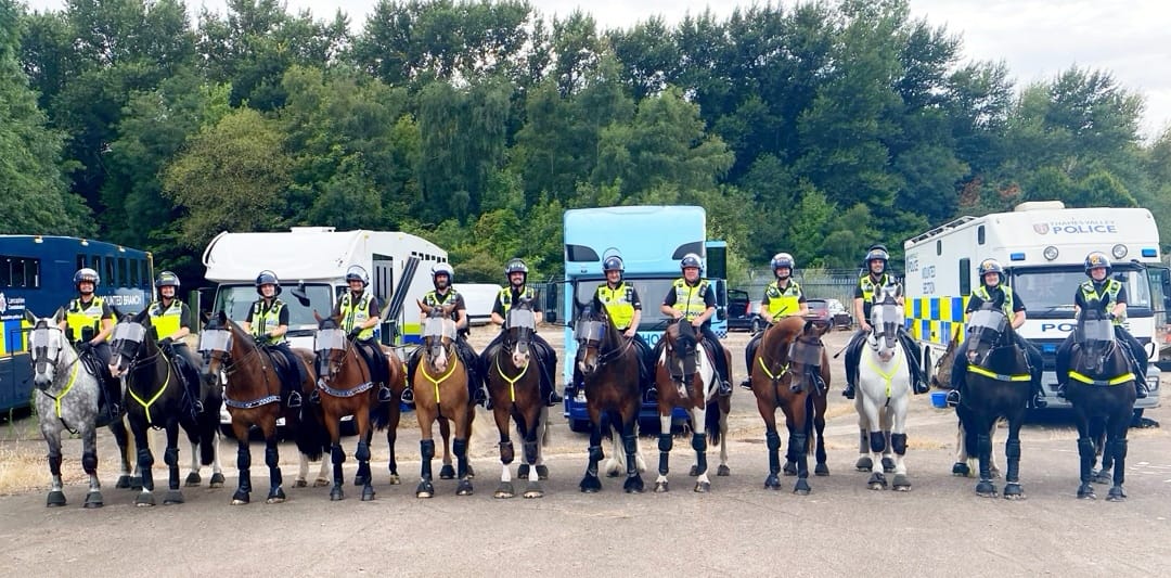 ASPoliceHorses's tweet photo. We use our horses at deployments, such as football matches, protests, and large scale events, to keep our community safe and prevent disorder. #999Day https://t.co/b3j0MDRRpz