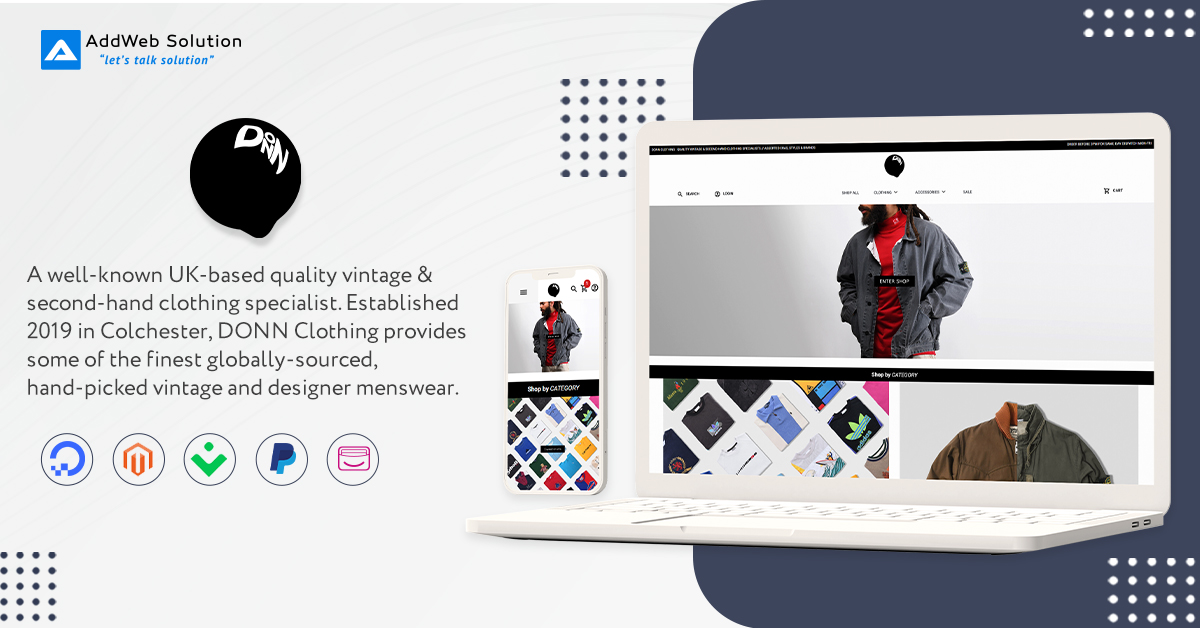 AddWebSolution's tweet image. Look at how AddWeb Solution has helped UK-based eCommerce brand DONNClothing run on advanced technology & front-end framework & bring exceptional user experience and attractive features. Know More: addwebsolution.com/portfolio/donn…
#addweb #happyclient #ecommercestore #ecommercedevelopment