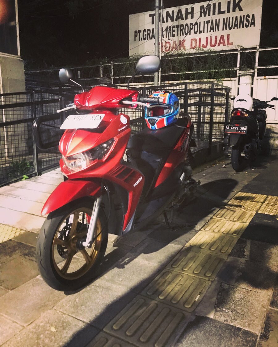 fanstuning's tweet photo. Roda Dua Harian 
#motorkepasar 
#Yamaha
#miosoul 
#miosoulgt 
#miosoulgt115i 
#miosoulgtindonesia https://t.co/7XEWaZOe0j
