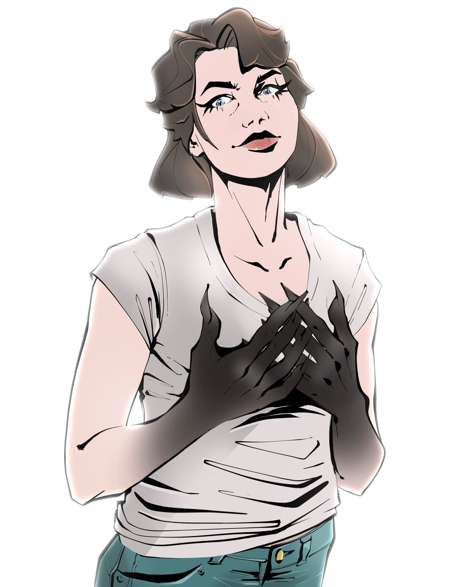 _kyobin_'s tweet photo. Tonight i dreamed about the devil. THis is how she looked like.
#devilillustration #devilgirl #illustration #pinupart #comicsgirl https://t.co/pWwlWakYKT
