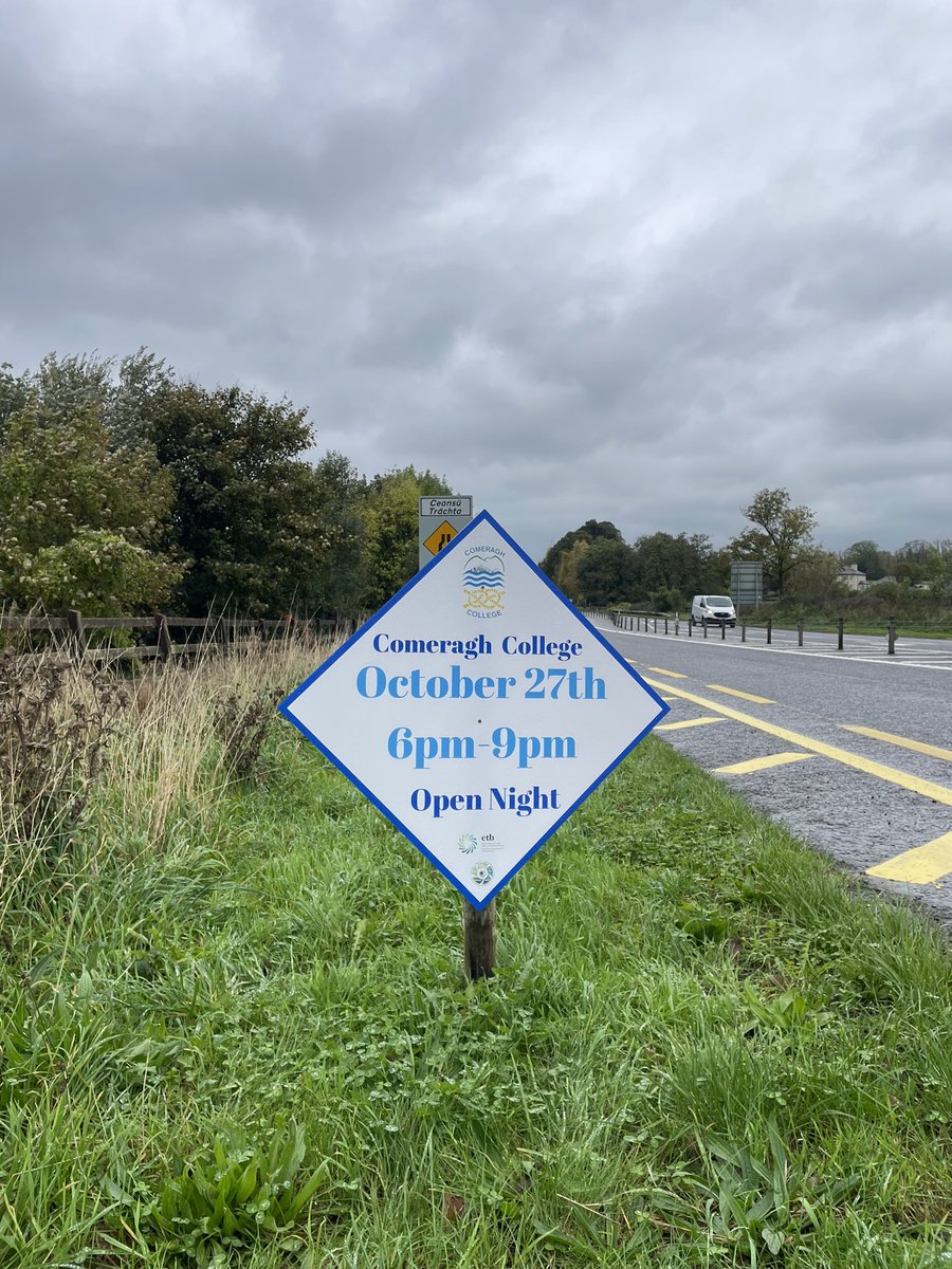 Check out our road signs on the way into Carrick-on-Suir! Put  the date in your diary! 🗓️