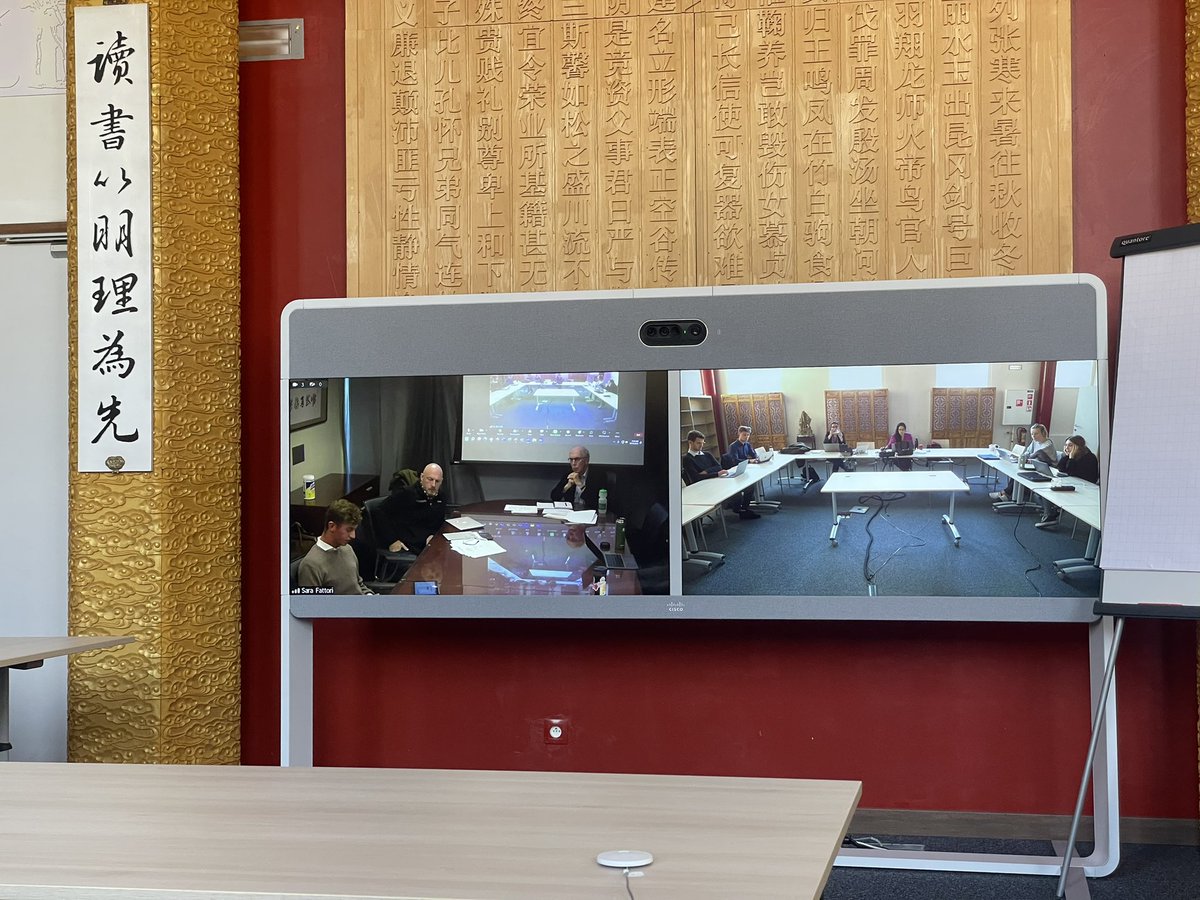 MATA_CoE's tweet photo. Prof. Shattuck’s extended #transatlantic table hosts Prof. Chang @michelemchang - MATA Director 🇺🇸🇪🇺to discuss comparative transatlantic responses to the #financialcrisis & #COVID19 economic crisis #MATAstudent https://t.co/5qe4ruvClV