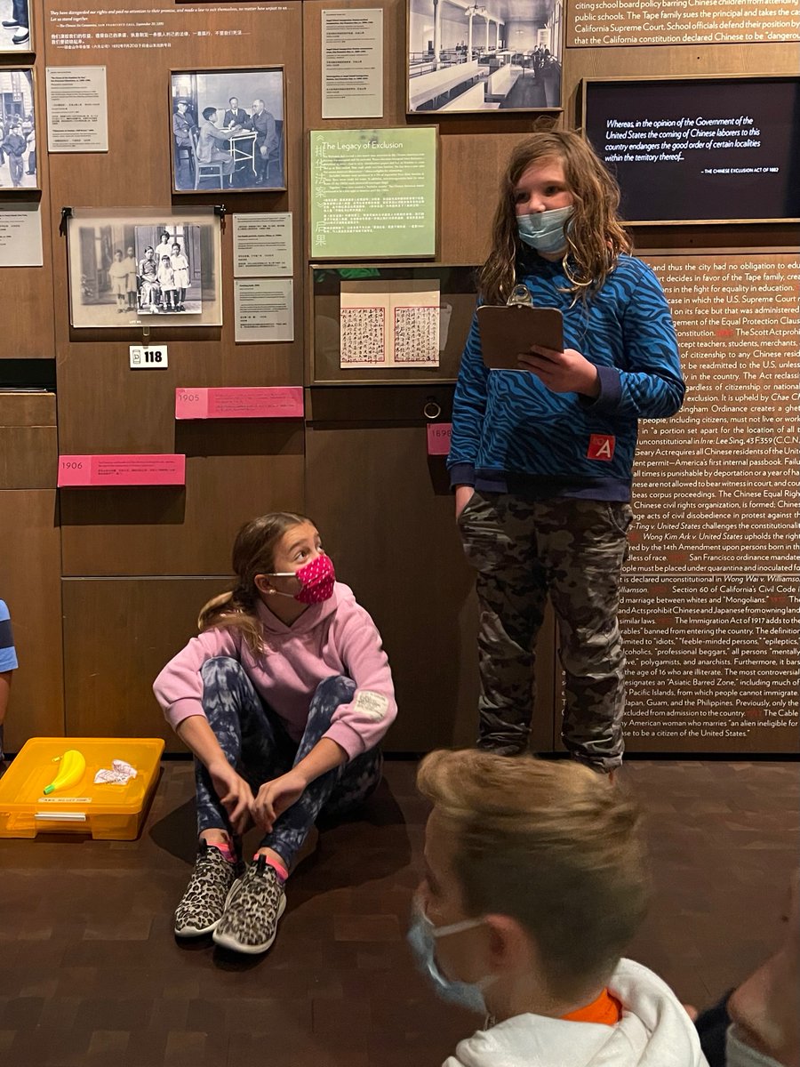 stevenscoop's tweet photo. Fourth graders studying immigration visited Chinatown and the Museum of Chinese in America on Tuesday. They learned about the Chinese American diaspora and engaged with primary sources dating back to the early 1900s.

#stevenscooperativeschool https://t.co/OE6cMT7yfH