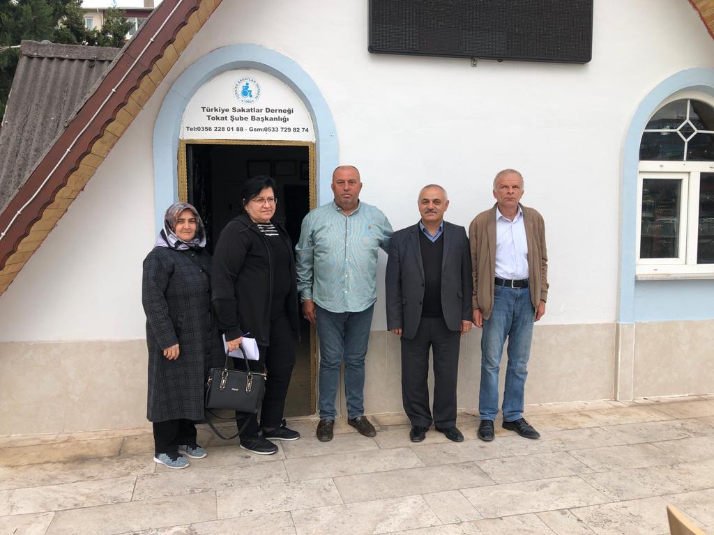 Tokat il mudurlugumuzce 
Türkiye Sakatlar Derneği Tokat Şubesini ziyarette bulunduk başkanimizin konukseverligine tesekkurler