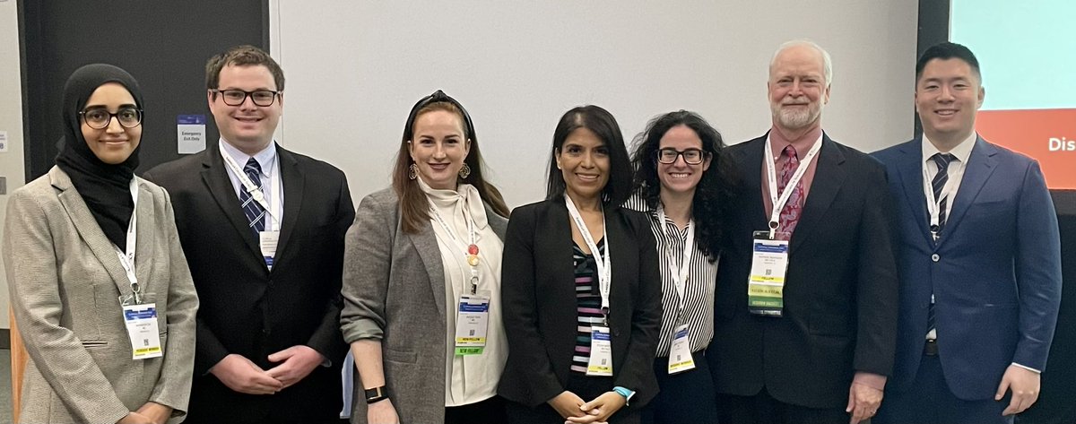 Proud of our Houston Methodist Hospital Department of Surgery trainees and faculty presenting at #ACSCC2022 Representing us well!