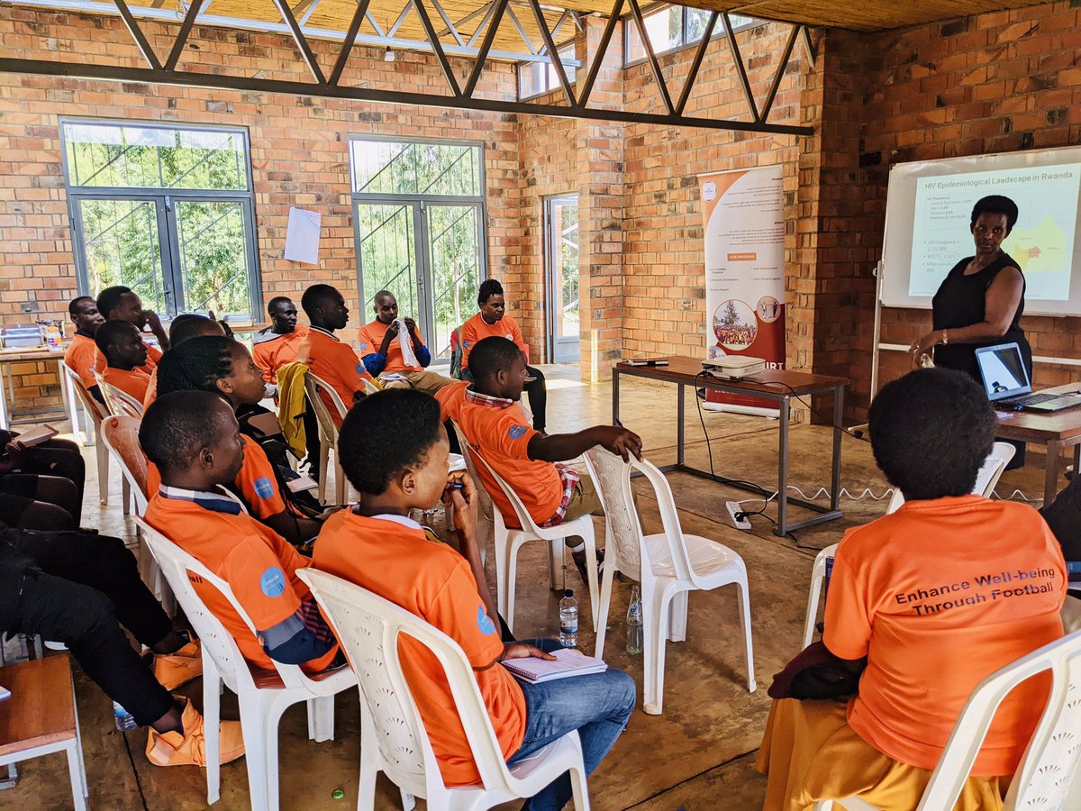 UmuriFoundation's tweet photo. Capacity building for sports volunteer coaches & physical educators in @rulindodistrict on using sport to raise awareness and prevention of #HIV/AIDS, #TeenagePregnancy and #drugabuse among young people…funded by @unicefrw #Sports4Protection #Sports4Dvpt https://t.co/TuUzDiKC30