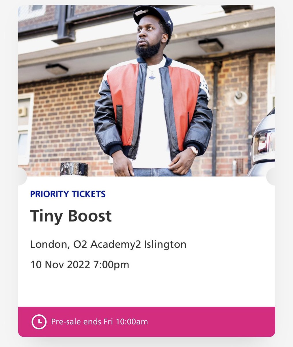 SPARENO1BOOST's tweet photo. If you got @TheO2 Priorty you can Order tickets for My Headline from now !!!!! https://t.co/6UoASOQBsu