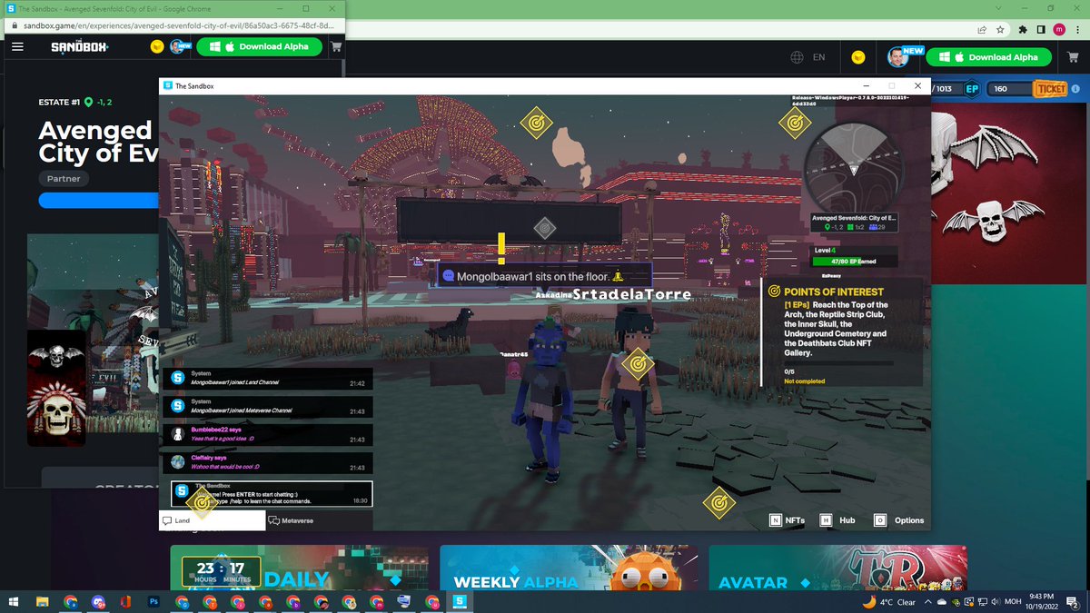 MBaawarr's tweet photo. @TheSandboxGame @TheOfficialA7X I just participated in the Avenged Sevenfold Giveaway for a chance to win a Season 3 Alpha Pass! Check out my screenshot below! 👇 https://t.co/liH1xo5guG