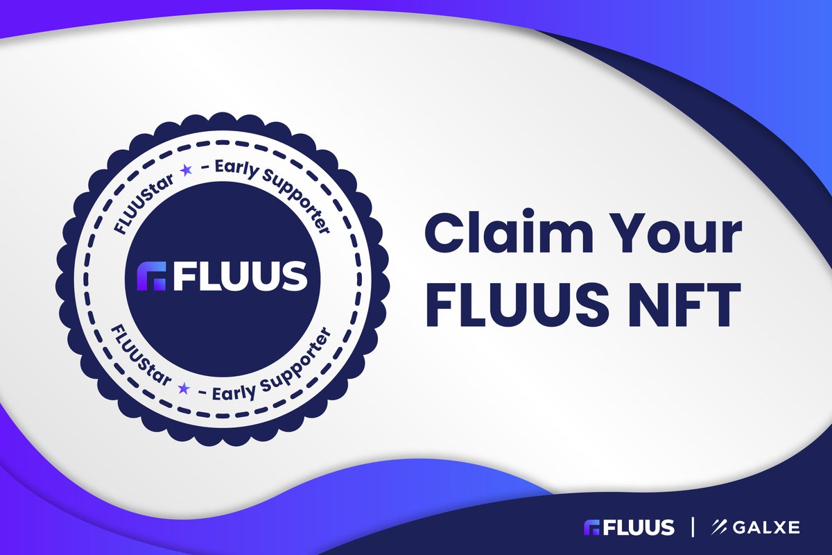 itsFLUUS's tweet image. To celebrate your early support of #FLUUS, we&apos;re dropping a very special #NFT available at @Galxe 

#FLUUStars who have this #NFT will be recognized as early supporters. You will also get $FLUUS tokens airdropped 🤯 !!

Like/Retweet and claim your NFT now:
galxe.com/FLUUS/campaign…