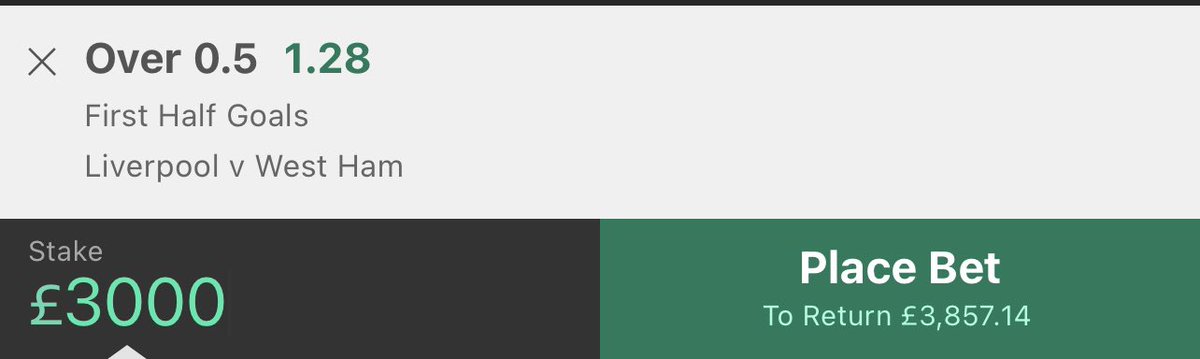 FryTrades's tweet photo. Premier league⚽️⚡️
Liverpool vs westham⚡️
First half goal⚡️ https://t.co/5bkSz6w3FL
