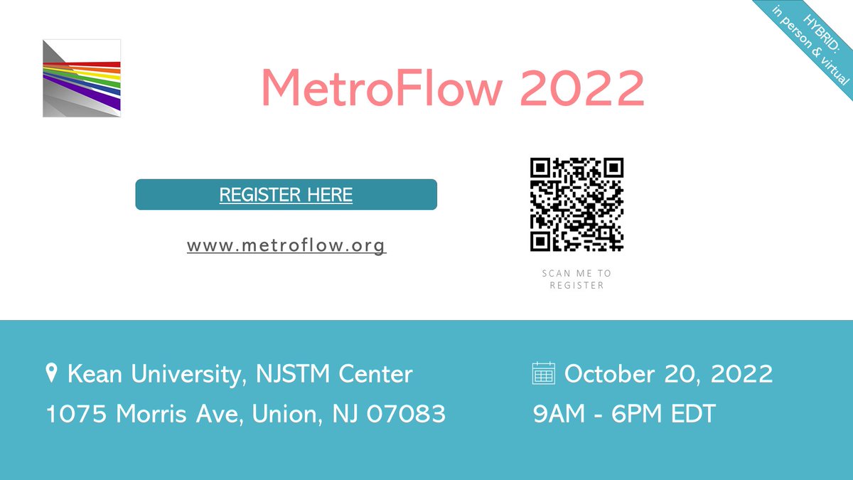 Exciting news! #Metroflow2022 is already tomorrow!
Still not too late to register 😉👇
bit.ly/3RfQDdJ

#flowcytometry #flowcyto #flowedu #science #sharing #KNOWLEDGE