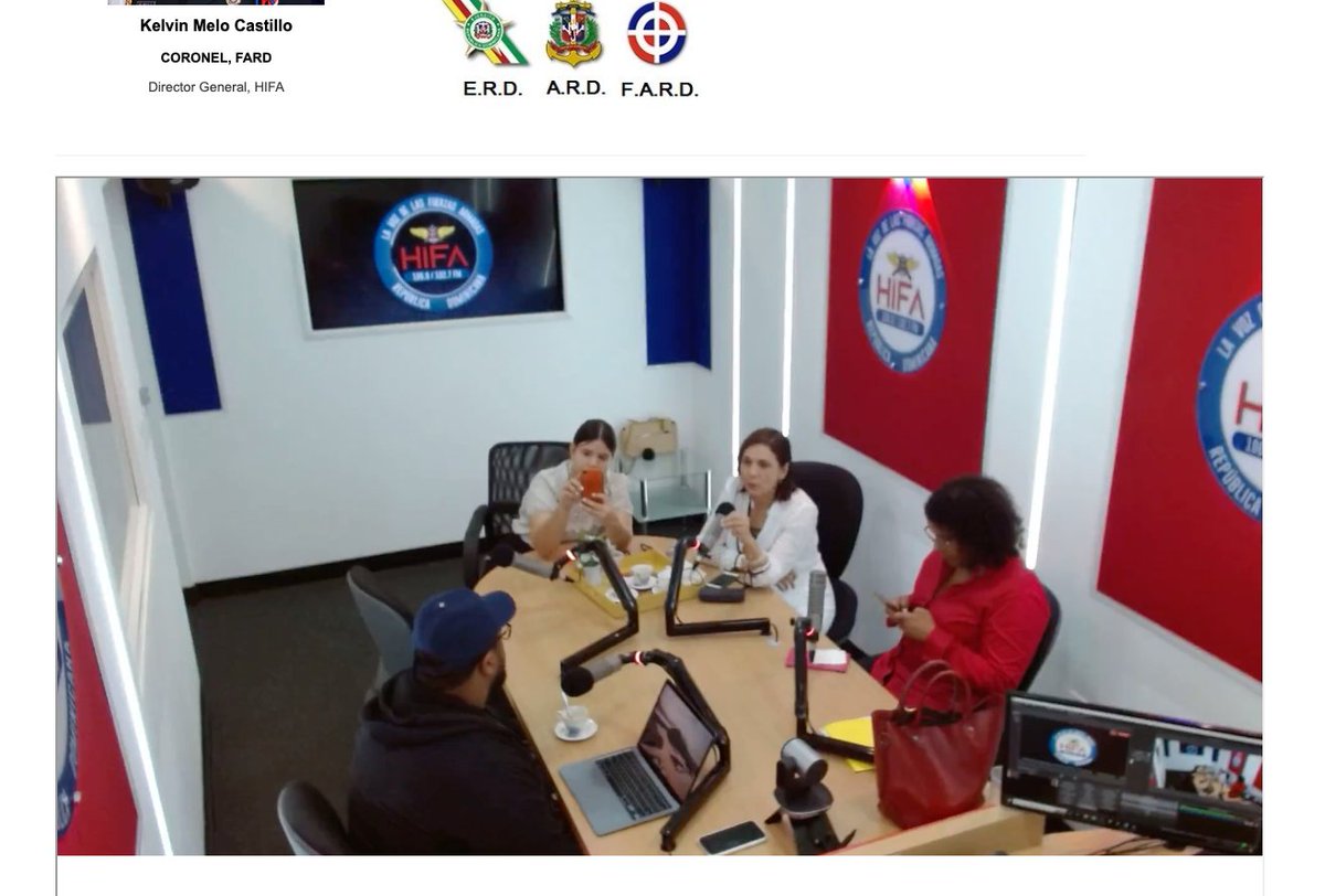 Nuestro miembro Samir Mendez (@SSamimendez)  en la Radio Emisora Cultural La Voz de las Fuerzas Armadas <a href="/hifard/">Radioemisora HIFA</a> charlando sobre los beneficios de las comunidades de tecnologías.