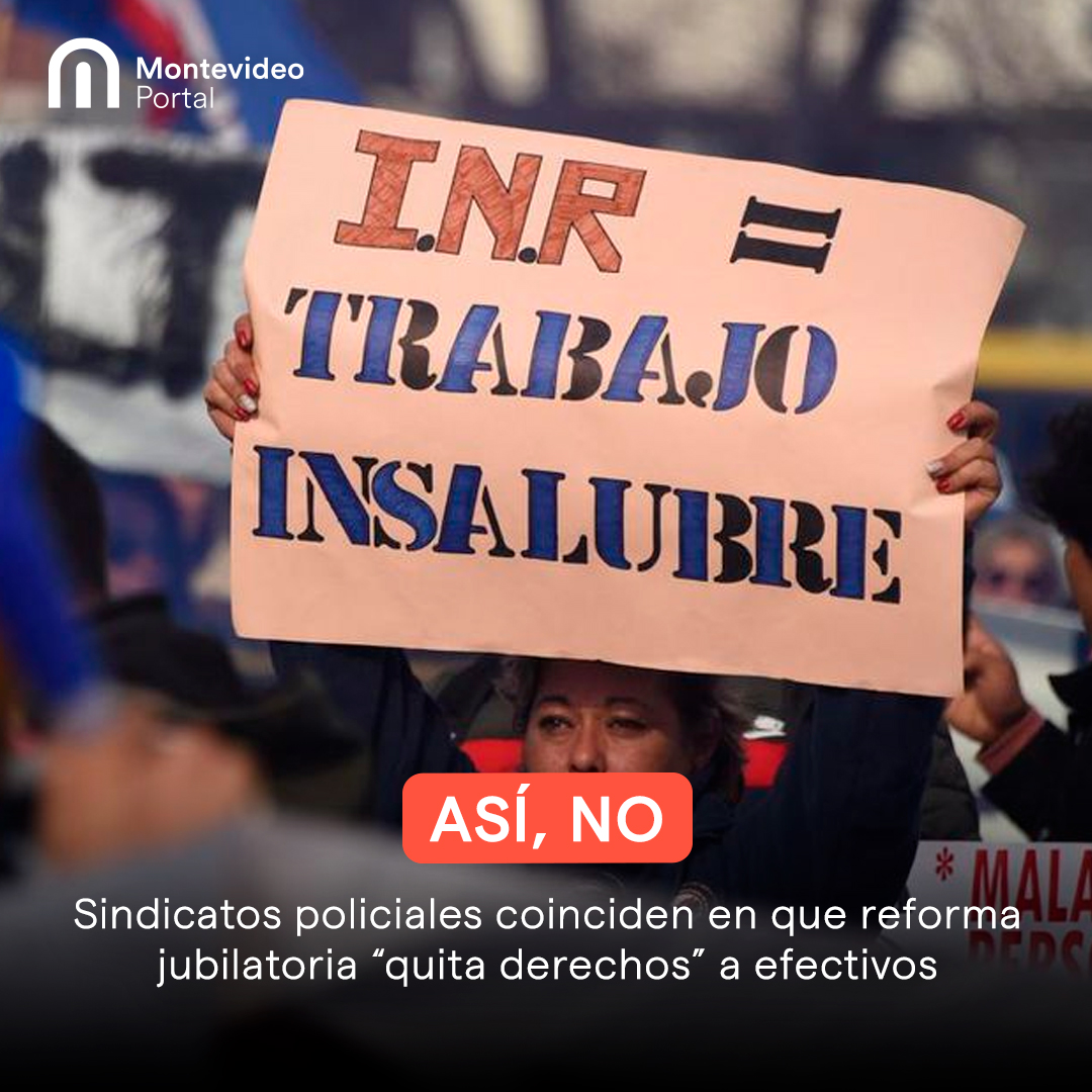 portalmvd's tweet photo. El #Sifpom y el #Sidepac entienden que el anteproyecto no contempla la insalubridad del trabajo de funcionarios del #INR y de #Bomberos. La vicepresidenta del #Sifpom, #PatriciaNoy, afirmó que con este anteproyecto “se quitan derechos” a los policías. https://t.co/DUOd8Qd57z