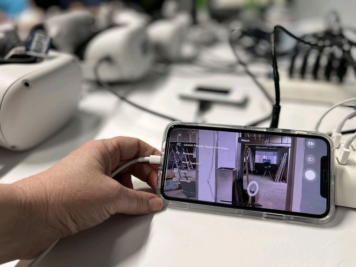 HelenLauder's tweet photo. Another big day supporting our MPCOP XR@QUT activities, with a double act between 2 separate events 

media production community of pratice #mpcop #technology #students #community #events #university #healthandsafety #immersivelearning https://t.co/NUVuGZogCN