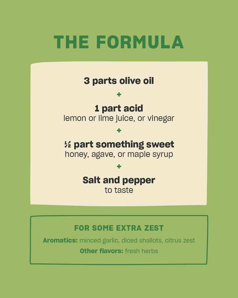 With all of this talk of salad dressing, this is your friendly reminder that it's pretty easy to make your own at home with ingredients you likely already have in your fridge or pantry.