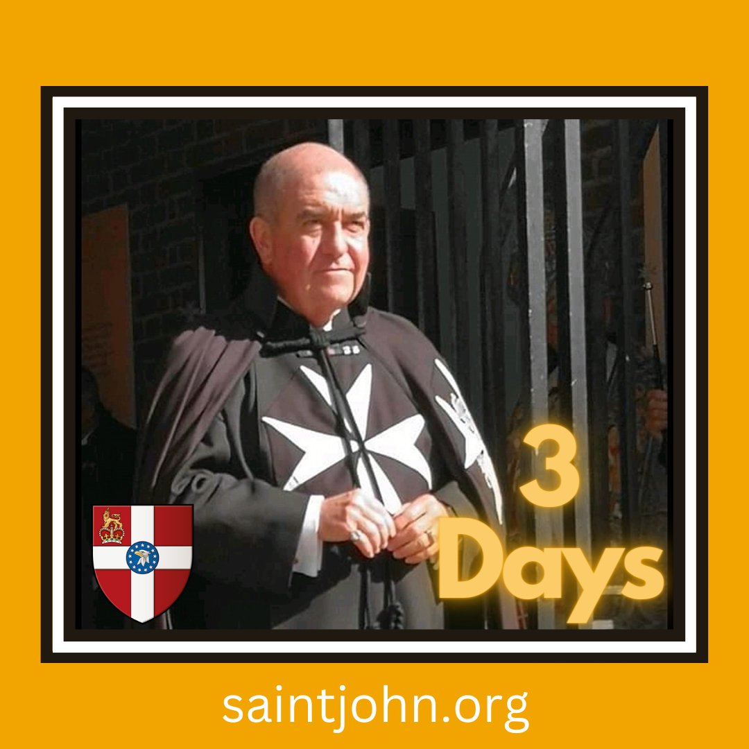 OStJUSA's tweet photo. This Saturday, we will invest members in @StJohnINTL! Our #LordPrior, @Markatthefarm will be present all weekend. Because of recent COVID travel restrictions, this is his first American investiture.
#ProFide
#ProUtilitateHominum
#OneStJohn
#StJohnPeople
#HoustonInvestiture2022 https://t.co/8tiIpqiNQY