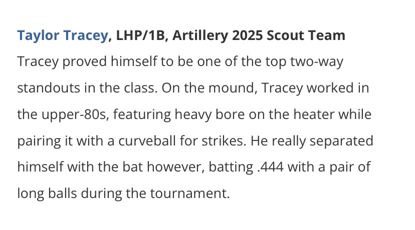 Artillery Baseball tweet media