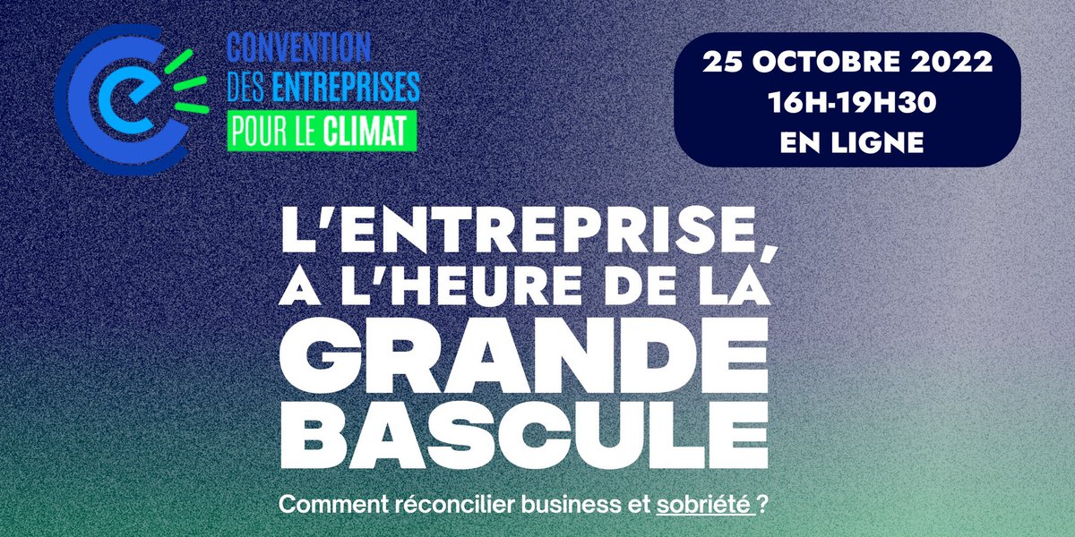 CEC (Convention des Entreprises pour le Climat) tweet media