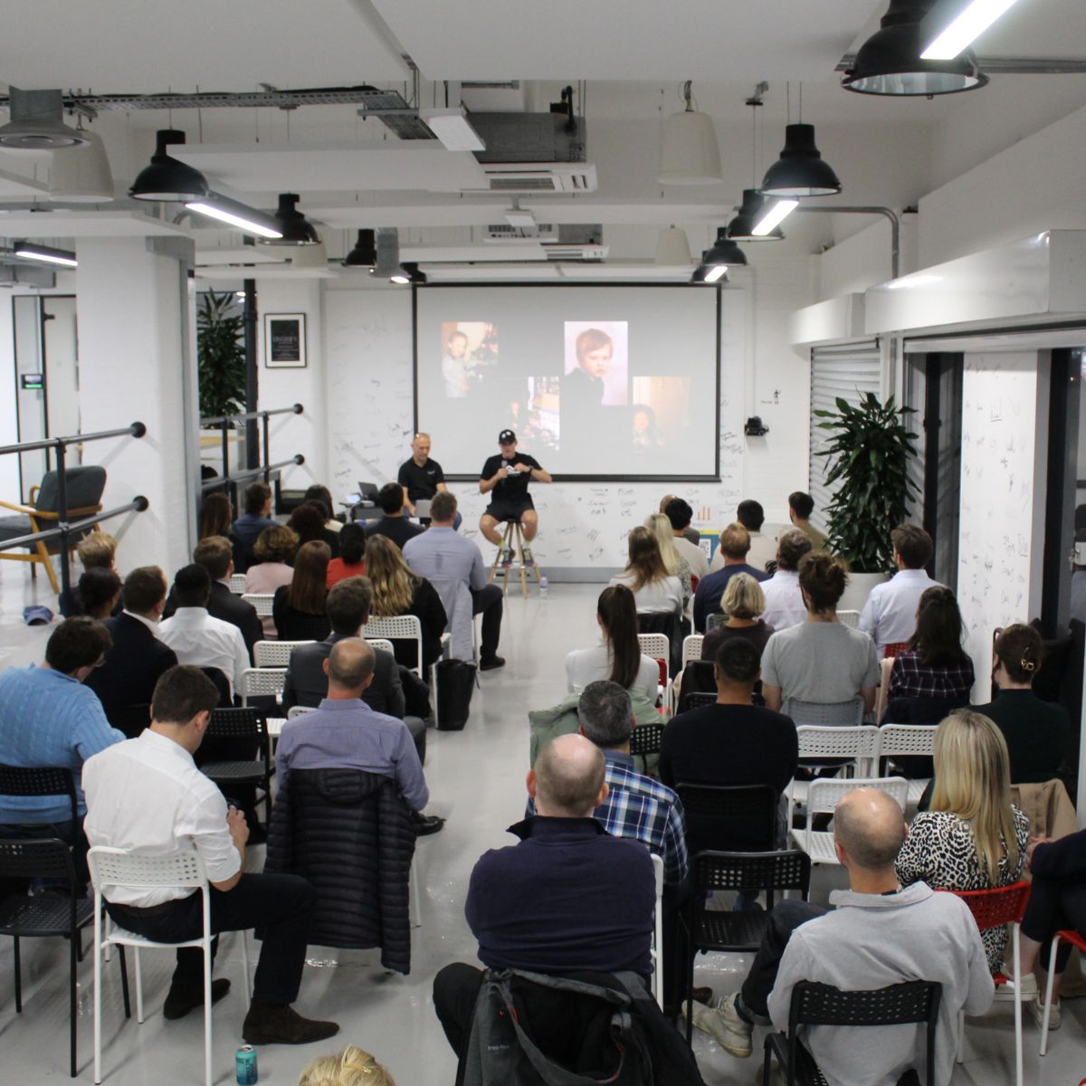 ClearScore's tweet photo. [1/5] We were delighted to host an evening with @johnmcavoy2 yesterday, on behalf of our partners at @3pillarsproject, at our HQ in Vauxhall. https://t.co/3EMReBHrsr