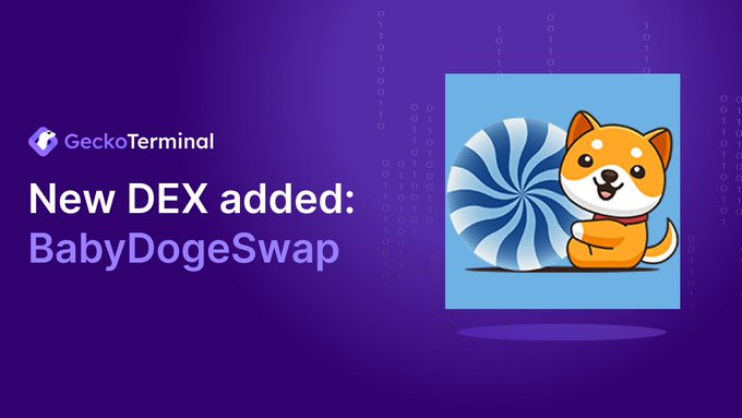 AdjustCrypto's tweet photo. RT @GeckoTerminal : @GeckoTerminal now tracking #BabyDogeSwap on BNB Chain! 🐶 Track #BABYDOGE and more here👇 https://t.co/yc4dTkoEAr  #babydogecoin #babydoge #luna https://t.co/rwOtBJZfAC
