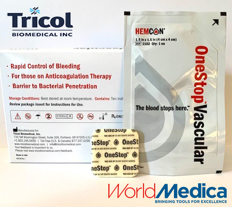 ¿Has oído hablar de nuestro nuevo parche hemostático #OneStopVascular by Tricol Biomedical, Inc?
Conoce la innovadora tecnología #Chitosan patentada que guarda este parche y el mecanismo de acción que sigue para asegurar un control eficaz del sangrado.
#BringingToolsForExcellence