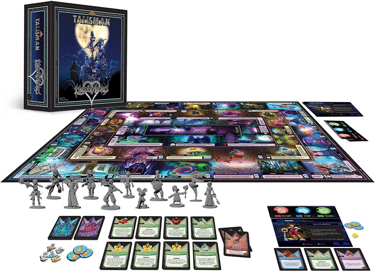 Kingdom Hearts Talisman Competitive Board Game is $40.12 on Amazon (43% off) amzn.to/3CMBxGJ #ad