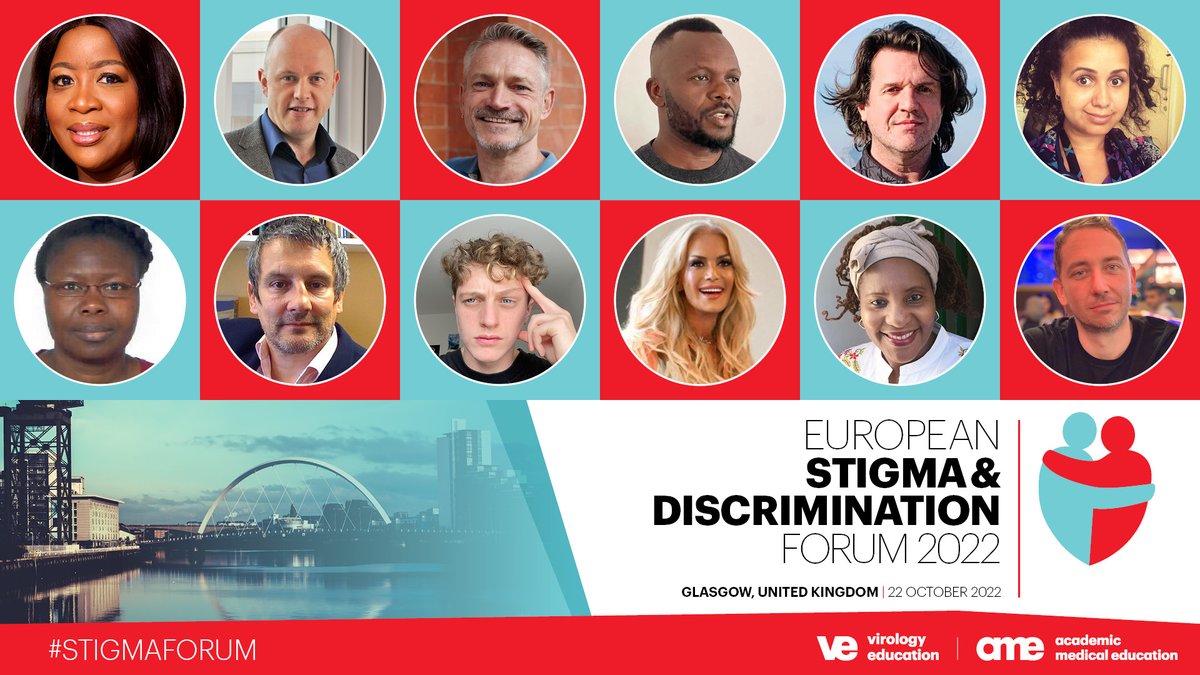 Stigma remains an enduring problem & negatively affects the lives of people living w/ #HIV. Join these stigma warriors at the European #STIGMAFORUM, prior to #HIVGlasgow! Fees are waived. >> bit.ly/3SBLjlB #EndStigma #ScienceNotStigma #LanguageMatters @vanessa_apea