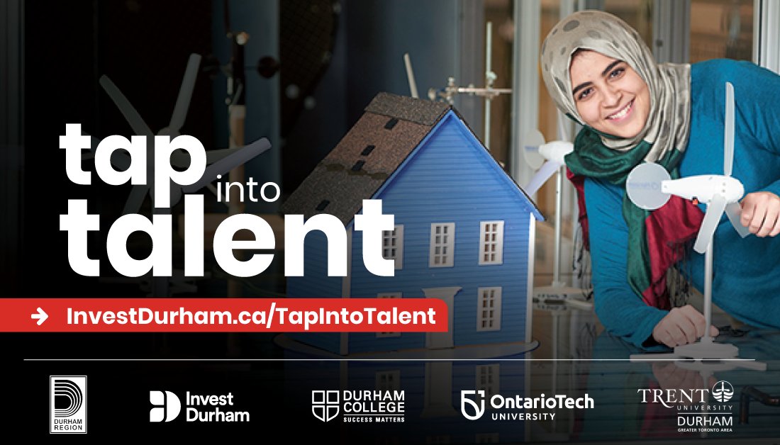 InvestDurham's tweet photo. #DurhamRegion is proudly home to three leading post-secondary institutions: @ontariotech_u @durhamcollege and @TrentUDurham. This is a great place to be if your business needs talent to grow. Learn more about how to #TapIntoTalent: https://t.co/cheNum7KYT https://t.co/QdDpt8hJD4