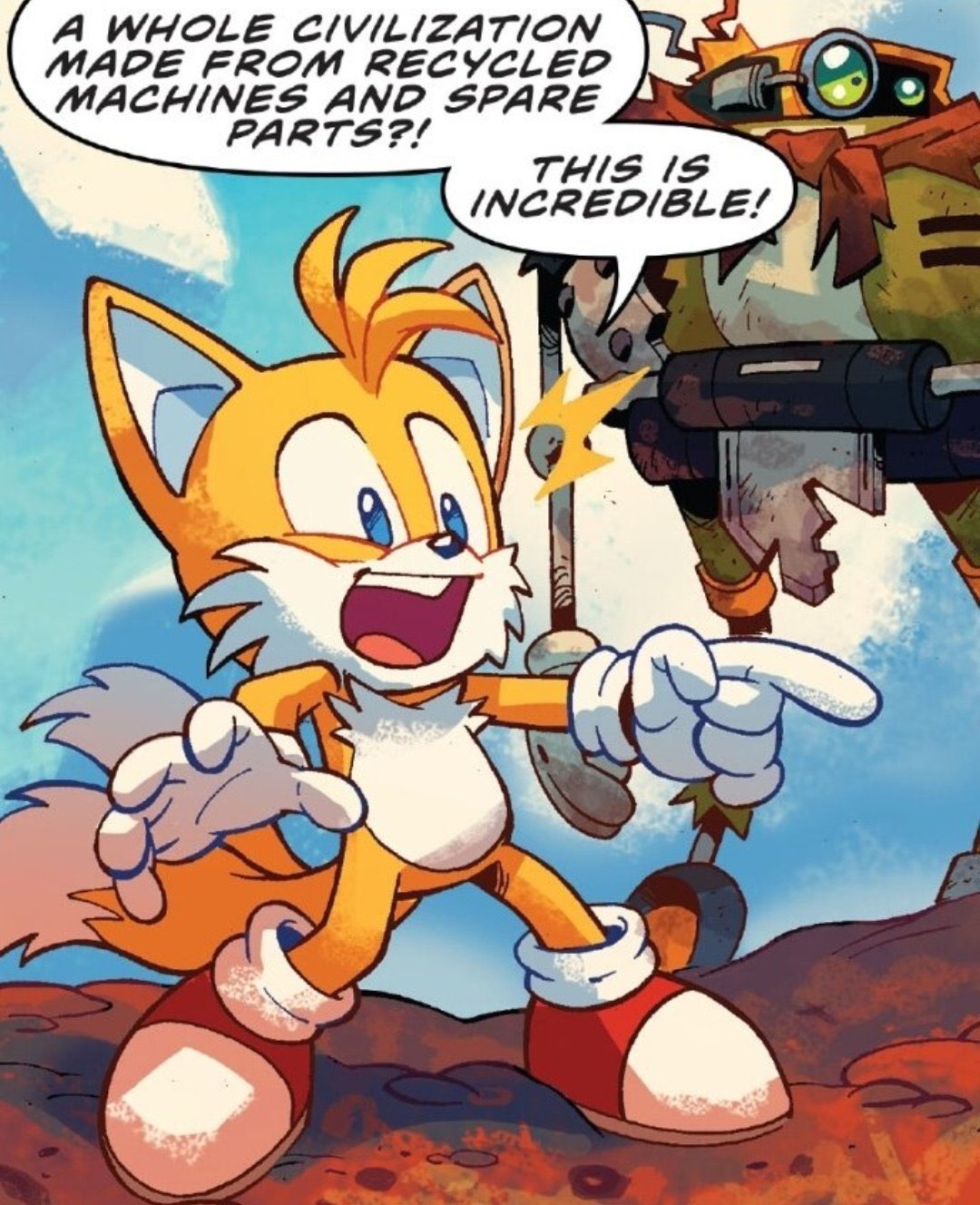 💛 Rockamillion: CEO of IDW Tails 💛 on X: @Sonicenthusiest I have too  many favorite moments to count, but for now, I'll go with the moment where  Sonic knocks some sense into