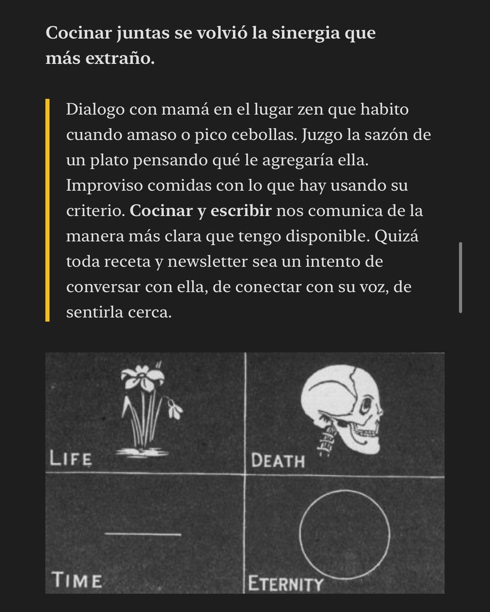 LujanMV's tweet photo. No hay mejor soundtrack que un tango para mi ultima newsletter. Cocinar y escribir como acto para recordar. Léelo y suscribite en:

https://t.co/jqHSbjblrk https://t.co/u0gkE1VvPA