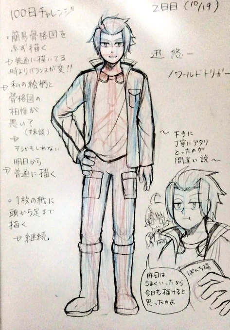 #100日チャレンジ 
2日目にして方針転換の決意 