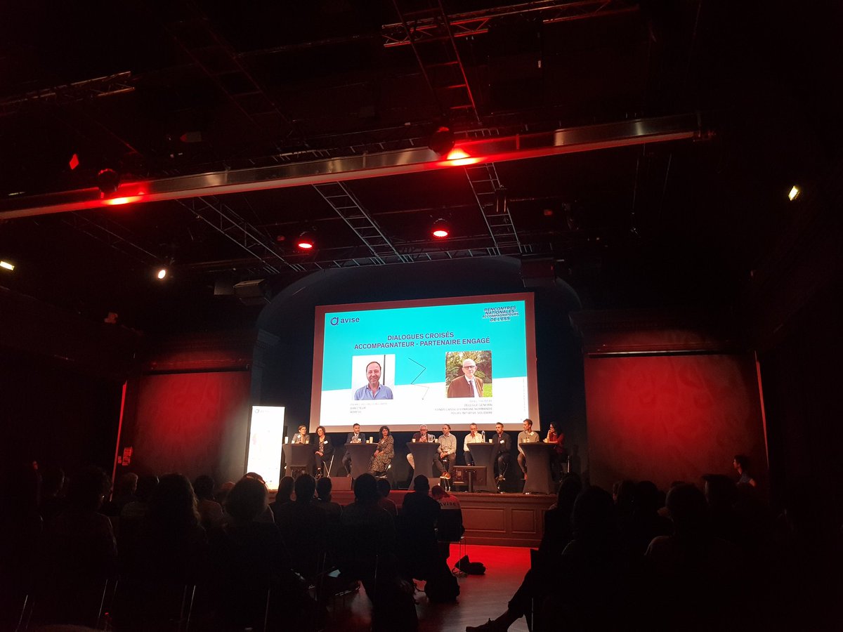 Conférence de clôture des rencontres nationales des accompagnateurs de l ess après 2 belles journées precieuses d echanges et de collaboration entre acteurs pour <a href="/EnactusFrance/">EnactusFrance</a>! Merci <a href="/avise_org/">Avise</a>