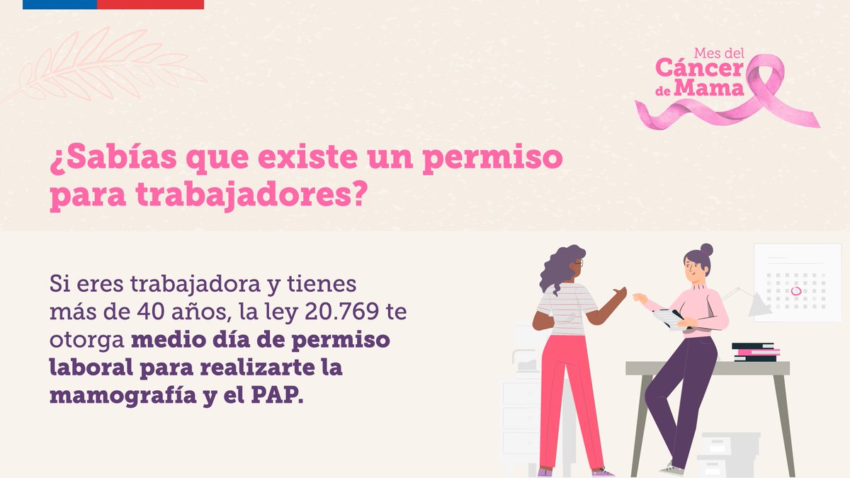 SeremiSaludM's tweet photo. Hoy es el Día Mundial de la Lucha Contra el #CáncerDeMama🎀 oportunidad en que como Seremi de Salud Maule hacemos un llamado a la prevención y detección precoz para un mejor diagnóstico.

#HazteLaMamografía https://t.co/ShNgQWGwu4