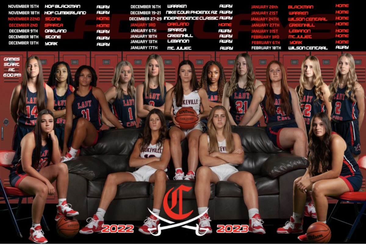 Basketball season is just around the corner. Contact a Lady Cav to get this year’s poster! #ladycavs